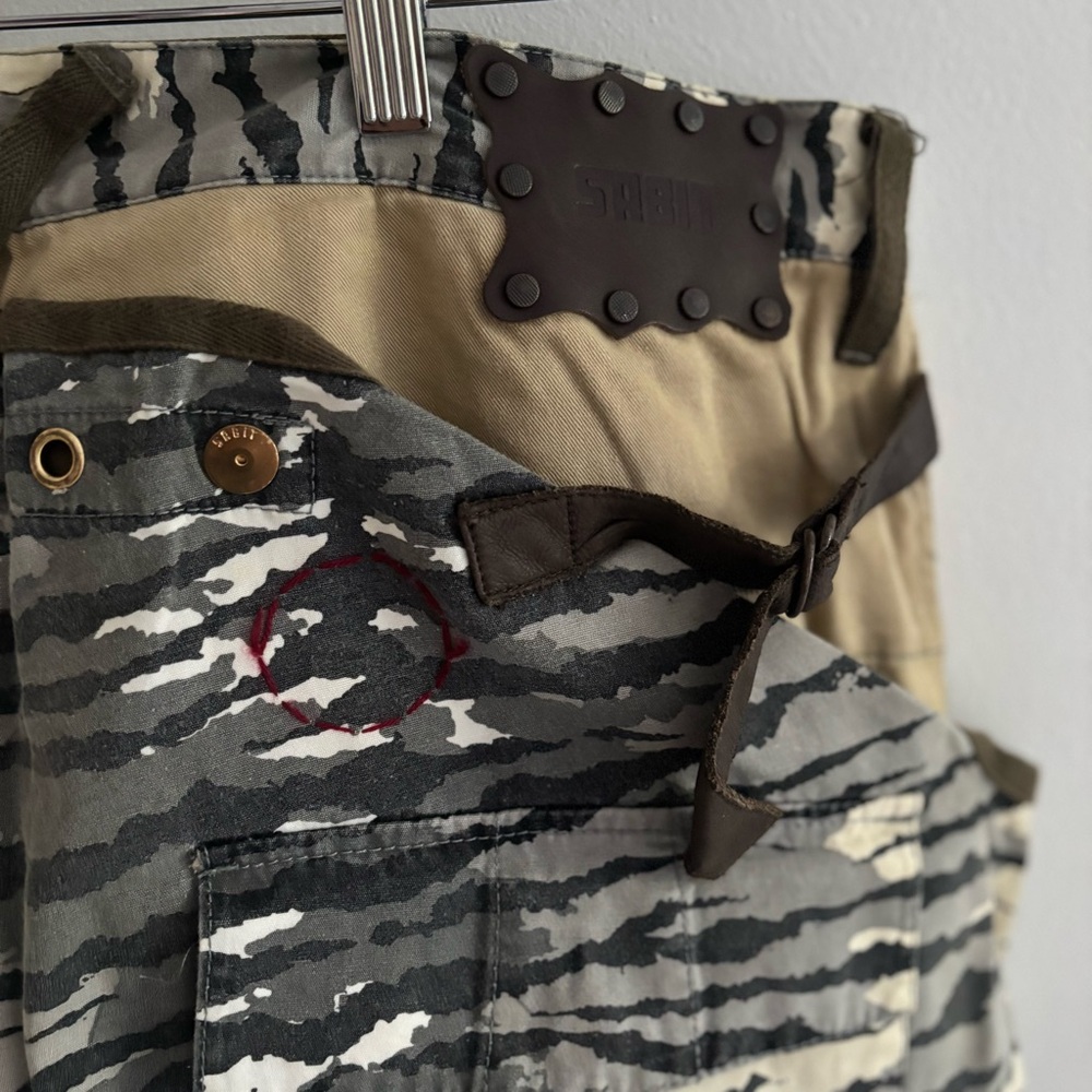 Sabit Men’s Camouflage Cargo Shorts Size 38 - Picture 7 of 12